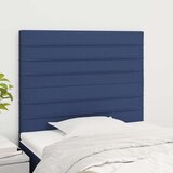 Posteljno vzglavje 2 kosa modro 90x5x78/88 cm blago Cene