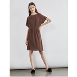 Koton Women's Coffee Midi Dress | shoptok.hr