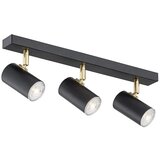  Argon 1476 - Spot svetiljka LAGOS 3xGU10/5W/230V crna/mesing | Eponuda.com