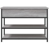  Klupa za cipele siva boja hrasta 70x42,5x50cm konstruirano drvo | Eponuda.com