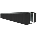vidaXL Vrtna lopa antracitna 257x779x181 cm pocinkano jeklo Cene