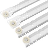  Klizač za ladice 55 pcs Bijelo Čelik | shoptok.hr