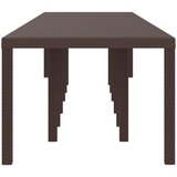  Stol za vrt Smeđa 400 x 100 x 73 cm poliratan | Eponuda.com