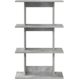  Polica na zidu Zidna montaža Siva 56 x 20 x 90 cm | shoptok.hr