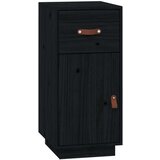  Komoda crna 34 x 40 x 75 cm od masivne borovine | shoptok.hr