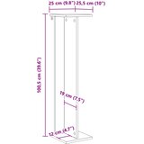  Stalak za biljke Betonsko Siva 25 x 25,5 x 100,5 cm | shoptok.hr