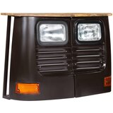 Maison Chic Komoda - Predalnik z motivom tovornjaka trden mangov les temno siva, (21721990) | Shoptok.si