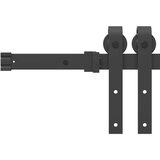 vidaXL Drsna vrata s kompletom mehanizma 'ORKDAL'78x202 cm, Notranja vrata s steklom 'ORKDAL'78x202x4 cm iz trdnega borovega lesa | Shoptok.si