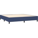  s oprugama i madracem plavi 200 x 200 cm od tkanine | shoptok.hr