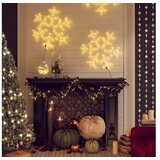  Božična snežinka LED 3 kosi toplo bela 59x59 cm | Shoptok.si