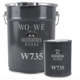 WO-WE 2K epoksidna smola za spoljne terase w735 ral 9005 jet black 5kg Cene