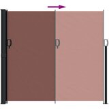  Uvlačiva bočna tenda smeđa 180 x 600 cm | shoptok.hr