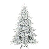 vidaXL Umjetno božićno drvce s nogom with LEDs s stalakom 240cm PVC | shoptok.hr