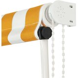  Zložljiva tenda 300x150 cm rumena in bela, (20610400) | Shoptok.si