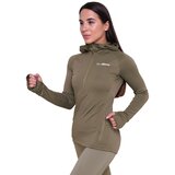 GymBeam Ženska majica za trčanje 1/2 Zip Vetiver | Eponuda.ba