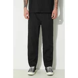 Carhartt WIP Pamučne hlače Abbott Pant boja: crna, ravni kroj, I033126.8902