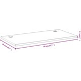  Ploča za radni stol 80x40x2,5 cm od bambusa | shoptok.hr
