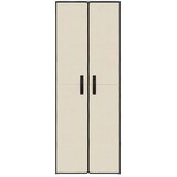 Ormarić za cipele krem 60 x 30 x 166 cm od tkanine | shoptok.hr
