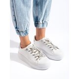 Shelvt White sneakers with butterflies | Shoptok.si