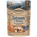 Carnilove dog freezedried raw snack - losos & puran, 60 g Cene