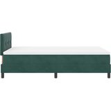  Krevet s opruga kutije Tamnozelena 120 x 190 cm Baršun | shoptok.hr