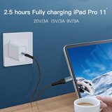 Yesido podatkovni kabel (CA-66) - tip-C na tip-C, 60W, QC & PD, 3A, 1,2 m | Shoptok.si