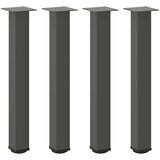 vidaXL Noge za mizo za kavo 4 kosi antracit 72-74 cm jeklo | Shoptok.si