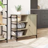  Kolica boja hrasta 87 5x38 5x84 5cm konstruirano drvo | shoptok.hr