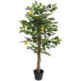  Umjetno stablo limuna s 3 debla zeleno 120 cm PP | shoptok.hr