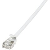 Logilink CQ9055S RJ45 omrežni kabel CAT6a U/FTP 2 m zelena izjemno tanek, ognjevaren, prilagodljiv, zaščita iz folije, brez halogena, z zaščitnim zapo, (20421504) | Shoptok.si
