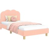  Otroški posteljni okvir z vznožjem z vzglavjem Roza 90 x 190 cm, (5000104553) | Shoptok.si