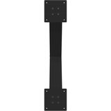 vidaXL noge za jedilno mizo x-oblika 3 kosi črna 70x(72-73) cm jeklo | Shoptok.si