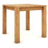  Hrastov stol 80 x 80 cm, prirodan, svilenkasto polumat | shoptok.hr