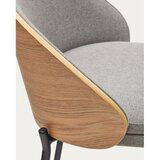 Kave Home Siva/u prirodnoj boji barska stolica (visine sjedala 77 cm) Eamy – | shoptok.hr