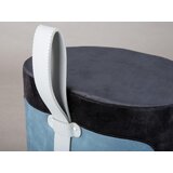 MID.YOU TABURE, umetna masa, tekstil, leseni material modra, črna | Shoptok.si