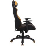 Novel GAMING STOL umetna masa, tekstil antracit, oranžna | Shoptok.si