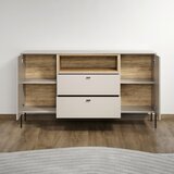 MID.YOU ŠIROKA KOMODA, barve hrasta, kašmir | Shoptok.si