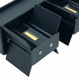  LED spoljašnje zidno svetlo LED/12W/230V IP54 crno | Eponuda.com