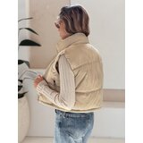 DStreet Kamizelka damska pikowana beżowa | Shoptok.si