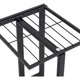  Stalak za cvijeće s 5 razina 43 x 22 x 98 cm crni metalni | shoptok.hr
