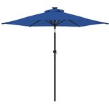  Vrtni suncobran s čeličnom šipkom azurnoplavi 225x225x212 cm | shoptok.hr