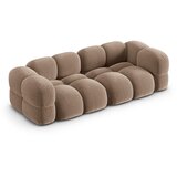 Cosmopolitan Design Rjava žametna sedežna garnitura 250 cm Loretto – | Shoptok.si