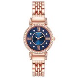 ANNE KLEIN ženski ručni sat AK/2928NVRG Crystal Metals