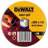 Dewalt rezalna plošča za inox 125mm 10 kos DT3507 Cene