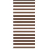 Zebra zavjesa Smeđa 110x200 cm Širina tkanine 105,9 cm Poliester | shoptok.hr