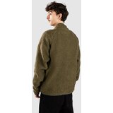 Passenger Tripper Full Zip Recycled Sherpa Jakna iz flisa khaki | Shoptok.si