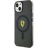 Ferrari FEHMP14SURKK IPHONE 14 / 15 / 13 6.1 BLACK/BLACK HARDCASE TRANSLUCENT MAGSAFE, (5000076823) Cene