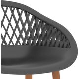vidaXL Barska garnitura 7-delna bela in siva, (21001417) | Shoptok.si