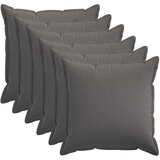  Presvlaka za jastuk 6 kom. HOUTEN Svjetlosiva 80 x 80 cm - Svjetlosiva 80 x 80 cm 6 | shoptok.hr