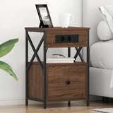  Noćni ormar Smeđi hrast 40 x 31 x 60 cm Konstruirano drvo | shoptok.hr